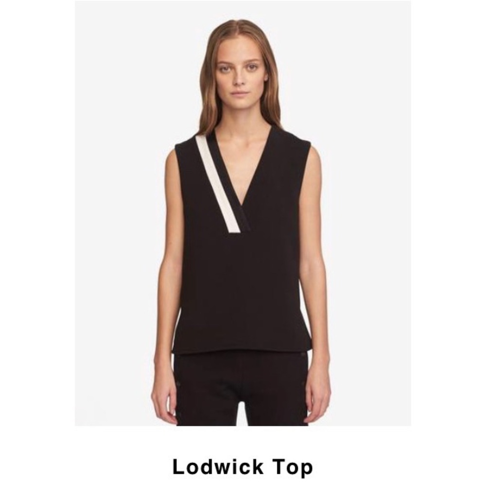 rag & bone Lodwick Top black white design size XS - Picture 1 of 8